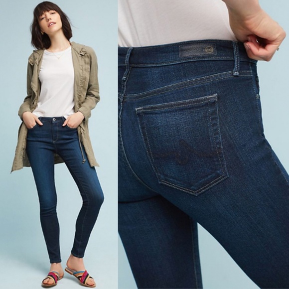 ag mid rise skinny jeans